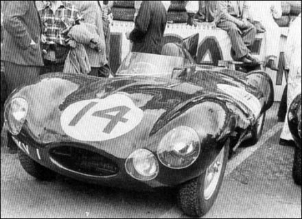 Duncan Hamilton i Tony Rolt – Jaguar D-Type.